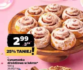Cynamonka drożdżowa w lukrze