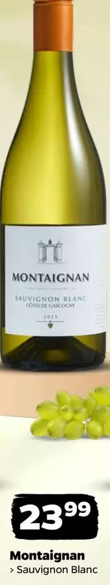 De - Montaignan + Sauvignon Blanc
