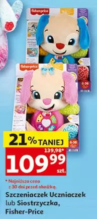 Fisher Price - Szczeniaczek Uczniaczek lub Siostrzyczka