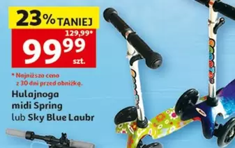 Sky - Hulajnoga midi Spring lub Blue Laubr