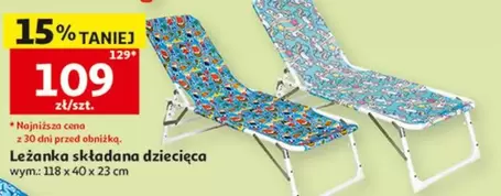 Leżanka składana dziecięca
