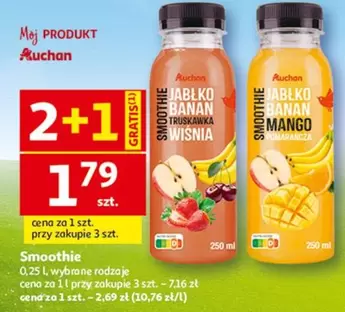 Smoothie Jabłko Banan Truskawka Wisnia / Jabłko Banan Mango