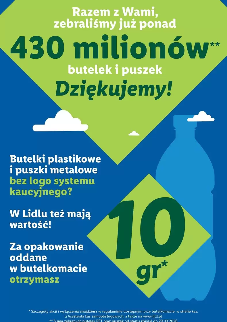 Logo - Butelki plastikowe i puszki metalowe