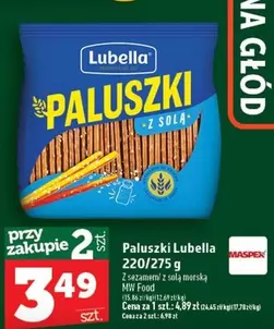 Paluszki z solą morską