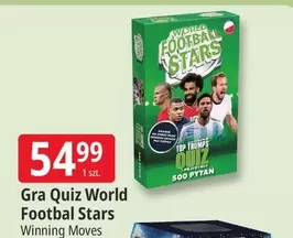 Gra Quiz World Football Stars Winning Moves
