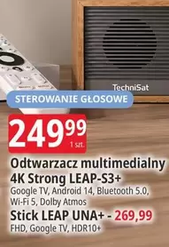 Android - Odtwarzacz multimedialny 4K Strong LEAP-S3+