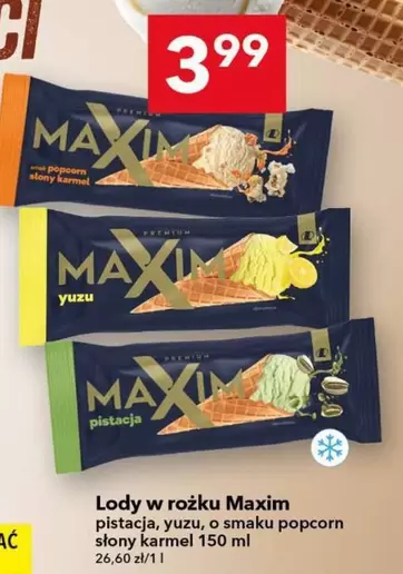 Lody w rożku