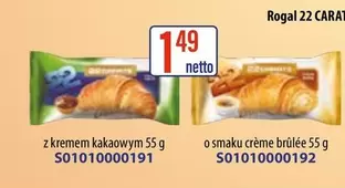 Rogal 22 CARAT z kremem kakaowym 55 g S010100000191, Rogal 22 CARAT o smaku crème brûlée 55 g S010100000192