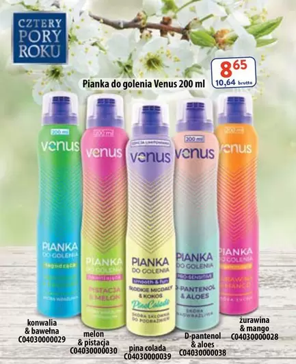 Pianka do golenia Venus 200 ml