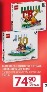 Lego - Klocki LEGO EDITIONS FOOTBALL 43011, 43012 LUB 43013