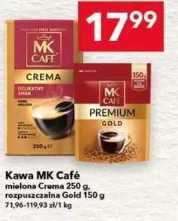 Kawa mielona Crema, rozpuszczalna Gold