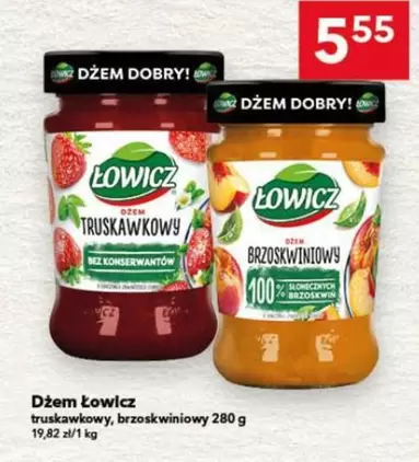 Dżem truskawkowy, brzoskwiniowy