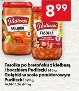 Fasolka po bretońsku z kiełbasą i boczkiem / Gołąbki w sosie pomidorowym