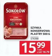 SZYNKA KONSERWOWA PLASTRY