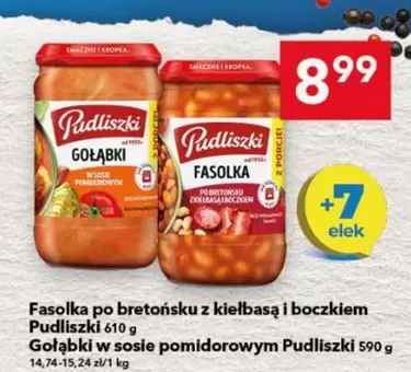 Fasolka po bretońsku z kiełbasą i boczkiem, Gołąbki w sosie pomidorowym