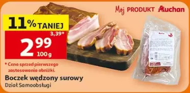 Boczek wędzony surowy