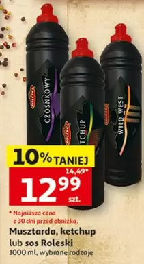 Musztarda, ketchup lub sos Roleski