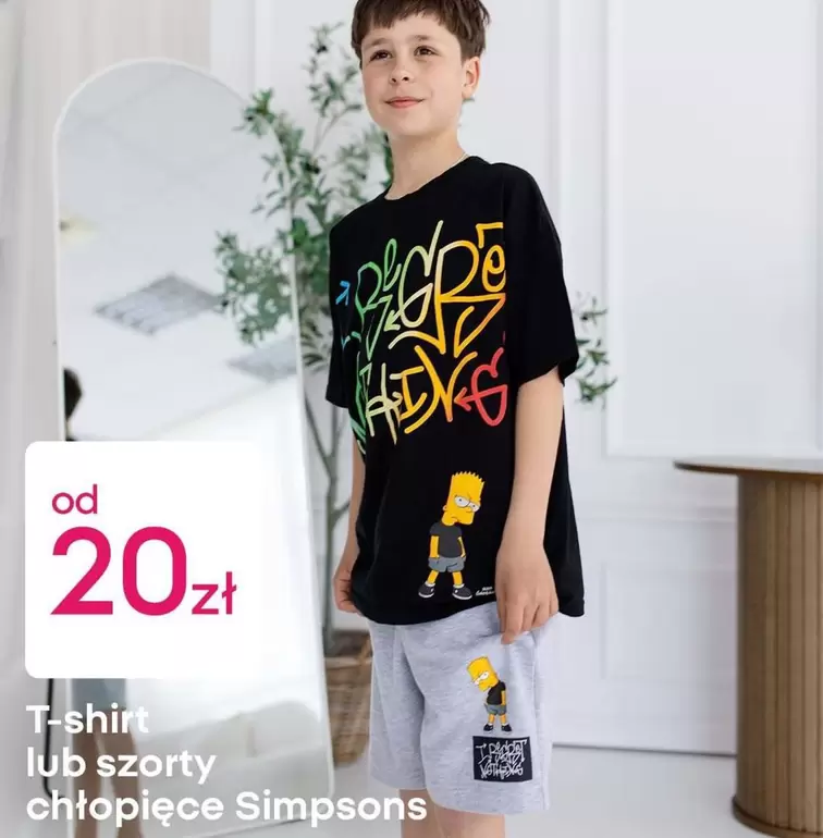 T-Shirt - T-shirt lub szorty chłopięce Simpsons