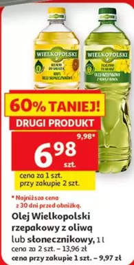 Olej Wielkopolski rzepakowy z oliwą lub słonecznikowy