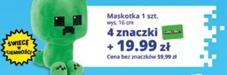 Maskotka 1 szt. + 4 znaczki