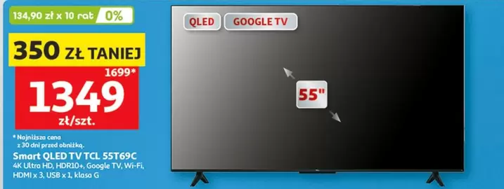 Smart QLED TV TCL 55T69C