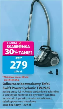 Odkurzacz bezworkowy Swift Power Cyclonic TW2925