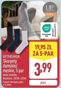 Skarpety damskie/męskie, 5 par
