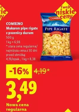 Makaron pipe rigate z pszenicy durum