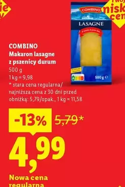 Makaron lasagne z pszenicy durum