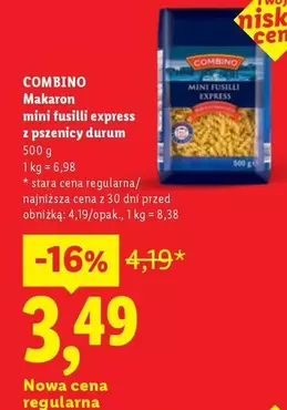 Mini - Makaron mini fusilli express z pszenicy durum