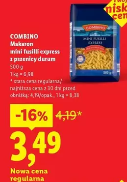 Mini - Makaron mini fusilli express z pszenicy durum