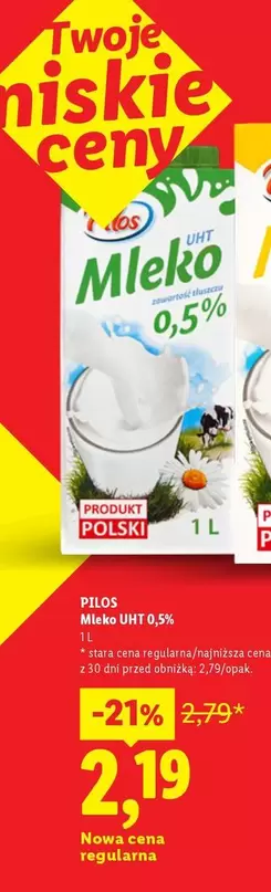 Mleko UHT 0,5%