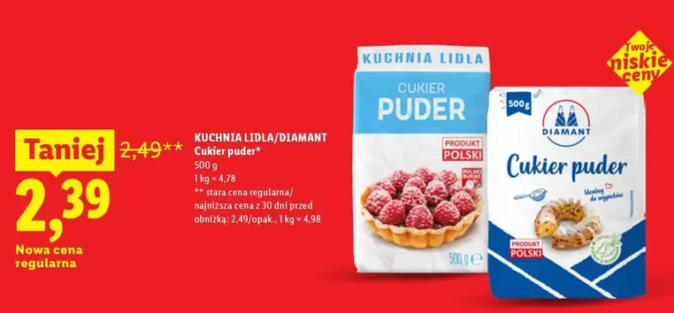 De - Cukier puder