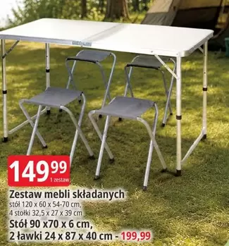 Zestaw mebli składanych