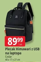 Plecak z USB na laptopa