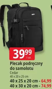 Plecak podręczny do samolotu