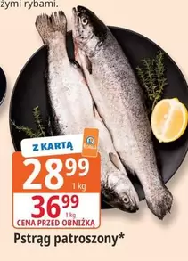Pstrąg patroszony
