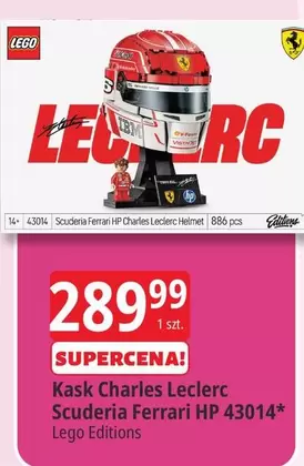 Lego - Kask Charles Leclerc Scuderia Ferrari HP 43014