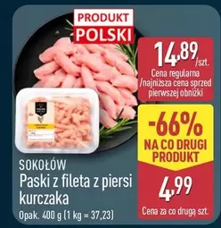 Paski z fileta z piersi kurczaka