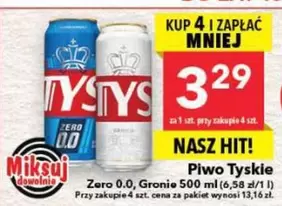 Piwo Tyskie Zero 0.0