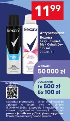 Antiperspirant Sexy Bouquet, Men Cobalt Dry