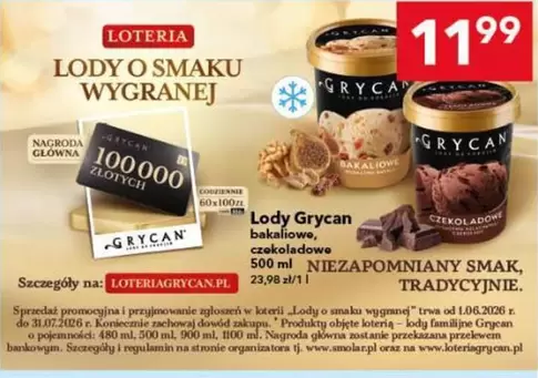 Lody o smaku wygranej