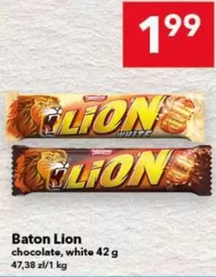 Baton Lion chocolate, white