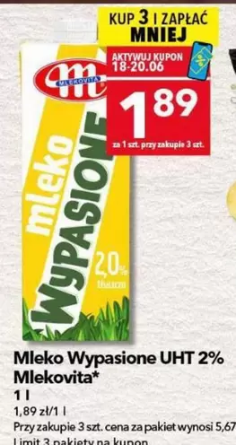 Mleko Wypasione UHT 2%