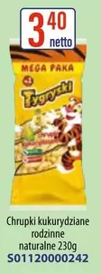 Mega - Chrupki kukurydziane rodzinne naturalne 230g S01120000242