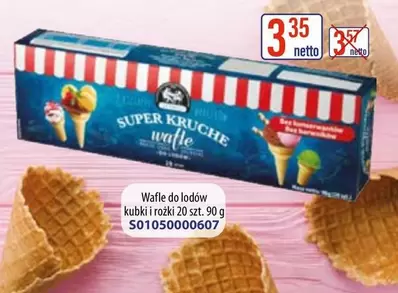 Super Kruche Wafle kubki i rożki