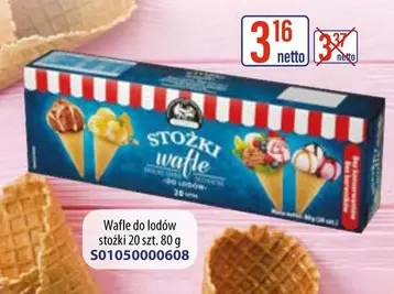 Wafle do lodów