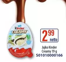 Jajko Kinder Creamy 19 g S01010000166
