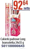 Cukierki pudrowe Long bransoletka