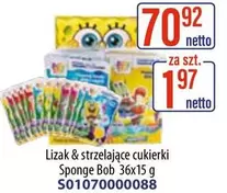 Sponge Bob - Lizak & strzelające cukierki S01070000088